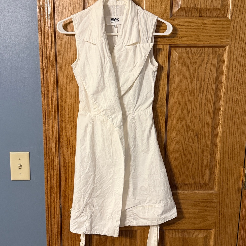Maison Margiela Sleeveless Lapel Dress